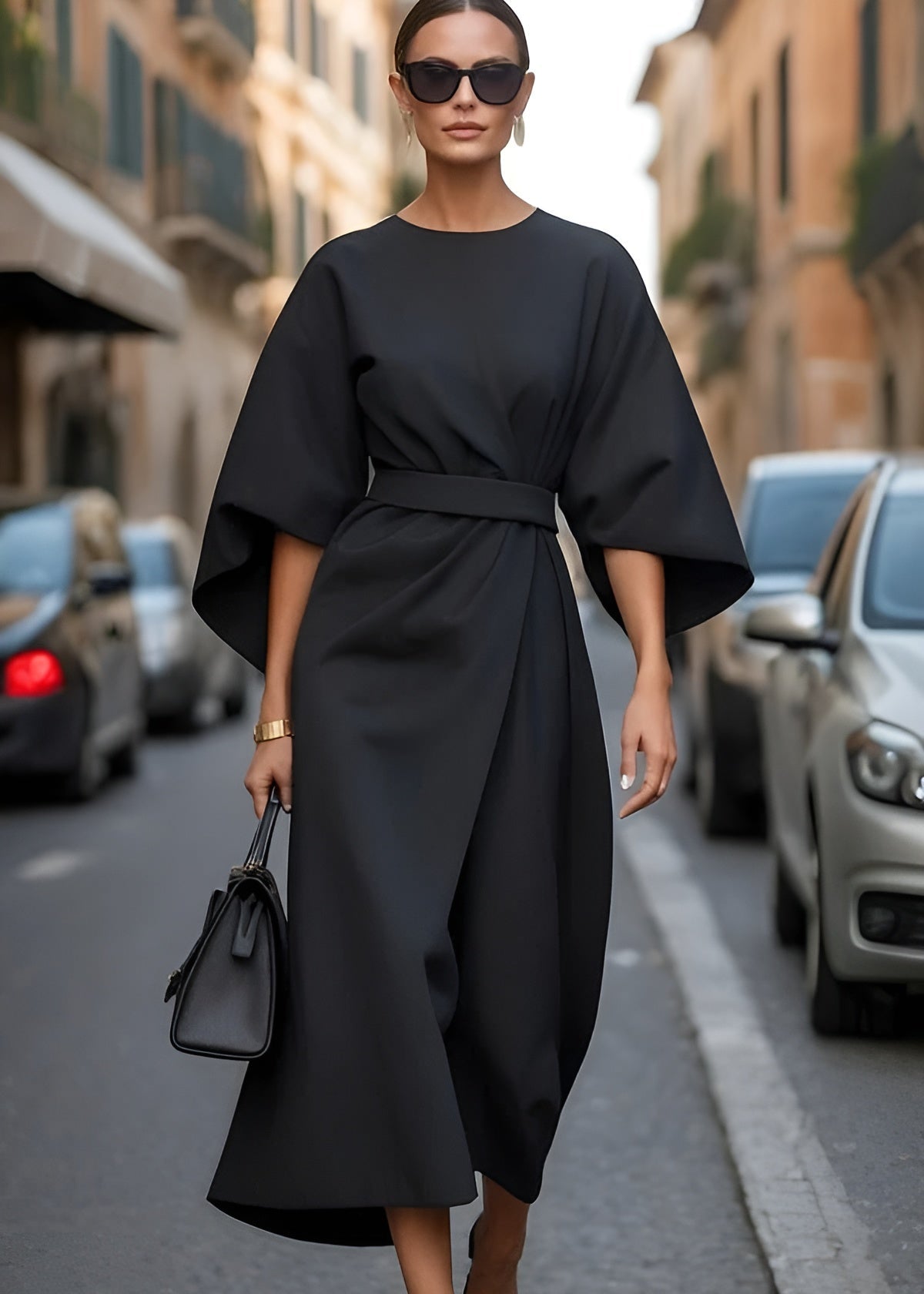 Ravello Belted Maxi Dress