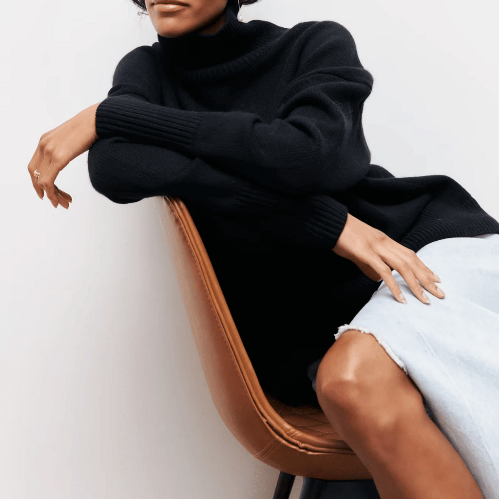 Marseille Cashmere Turtleneck Sweater