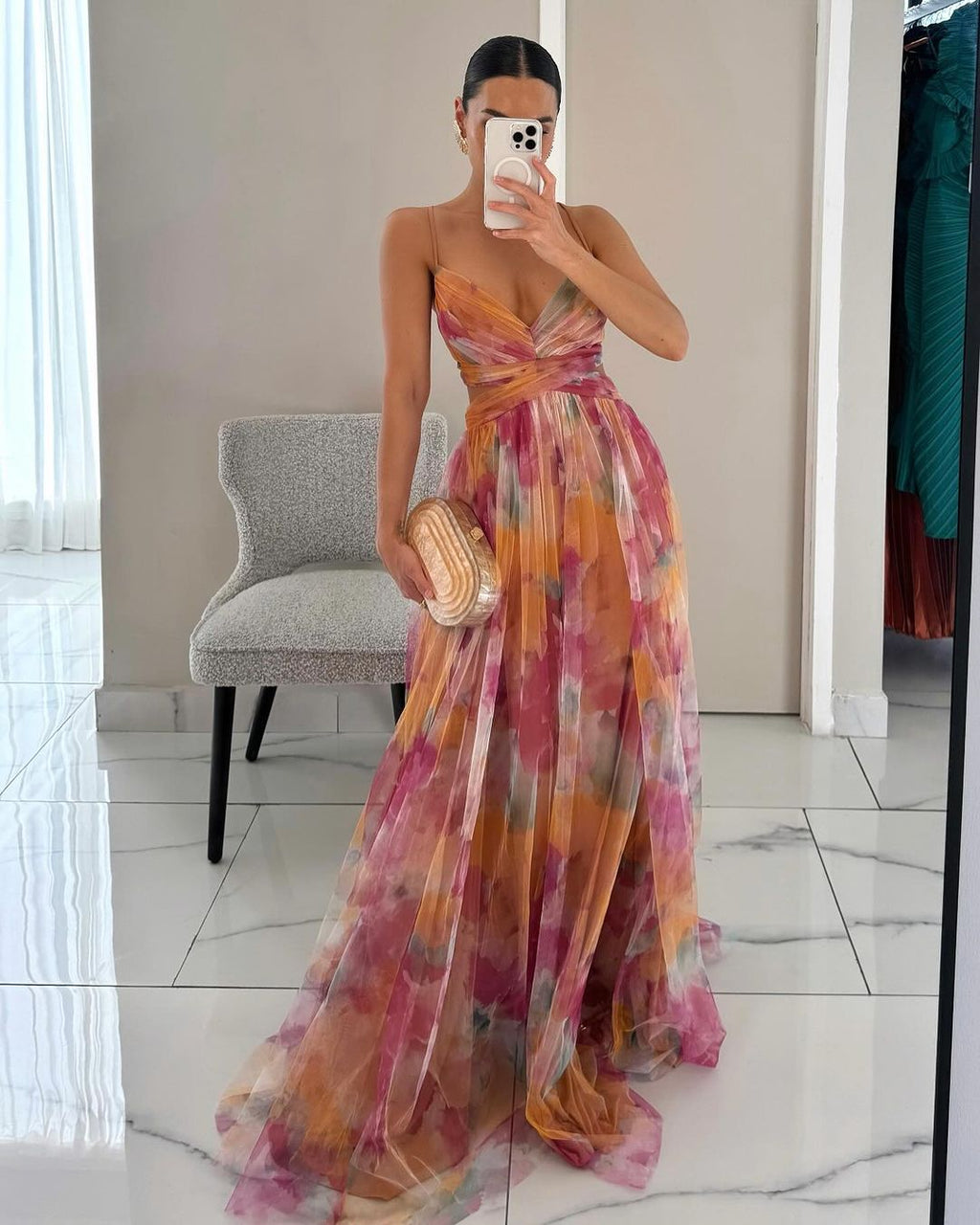 Lunara Floral Maxi Dress