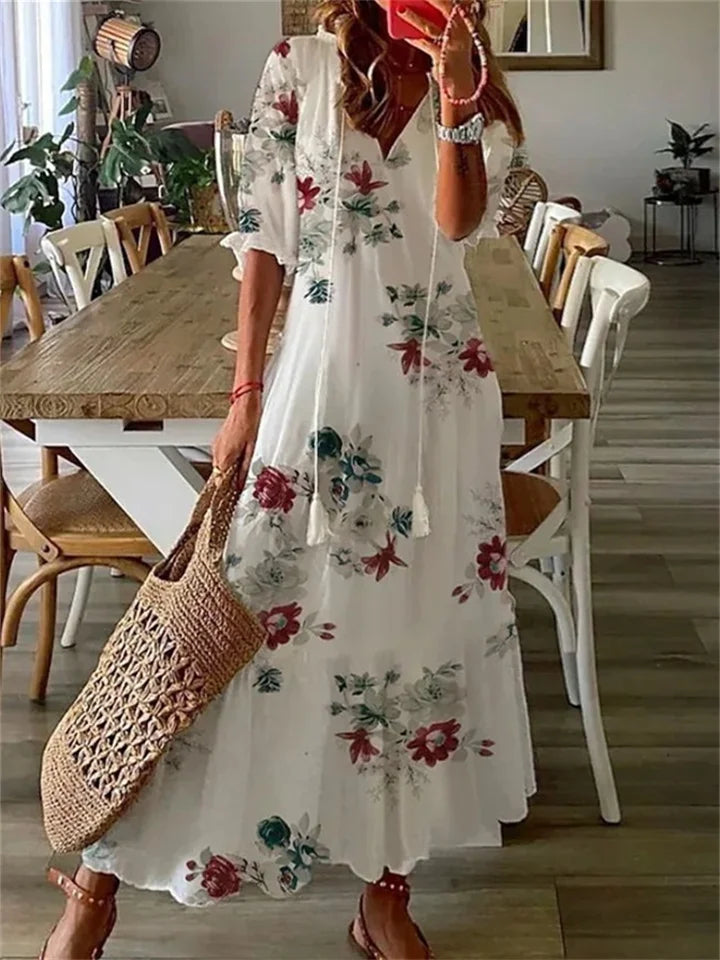 Riviera Floral Maxi Dress