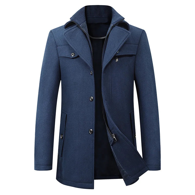 Barcelona Long Button Overcoat