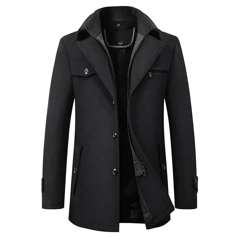 Barcelona Long Button Overcoat