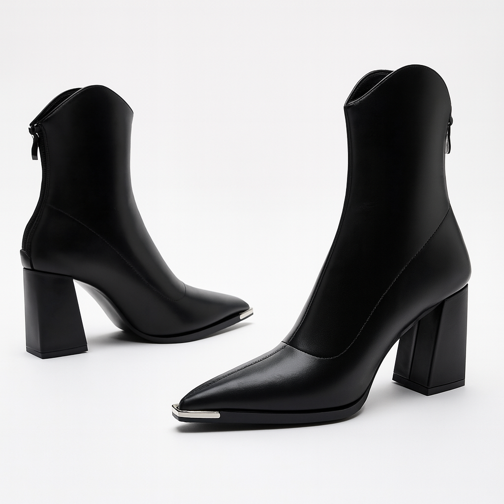 Sorrento Chrome-Tip Chelsea Boots