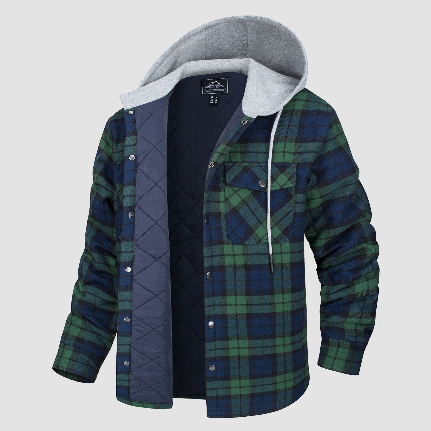 Como Quilted Flannel Jacket
