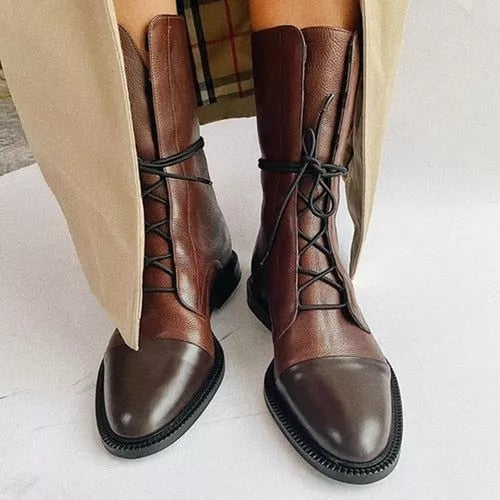 Ravello Lace-Up Ankle Boots