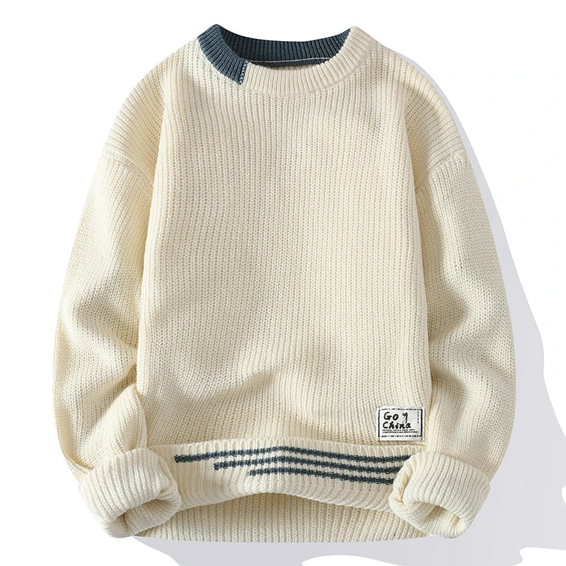Valencia Color Block Knit Sweater