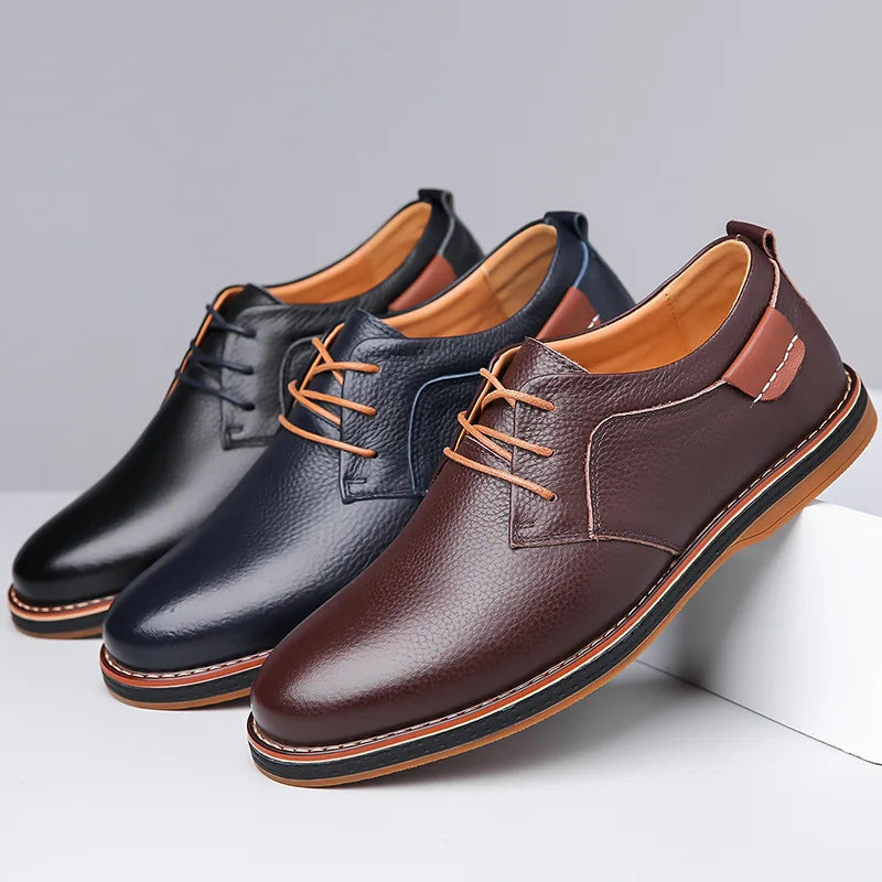 Valencia Soft Leather Derby Shoes