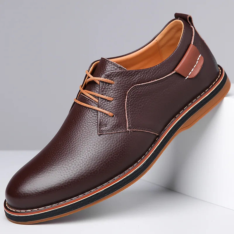 Valencia Soft Leather Derby Shoes