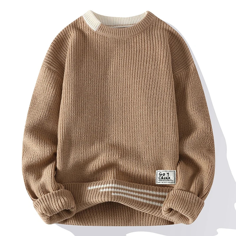 Valencia Color Block Knit Sweater
