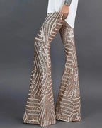 Amara Sequin Flare Pants