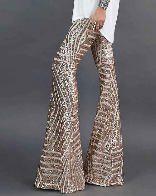Amara Sequin Flare Pants