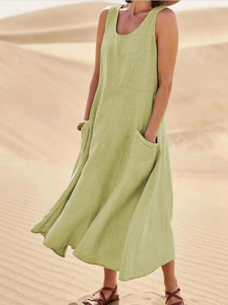 Positano Lightweight Midi Dress