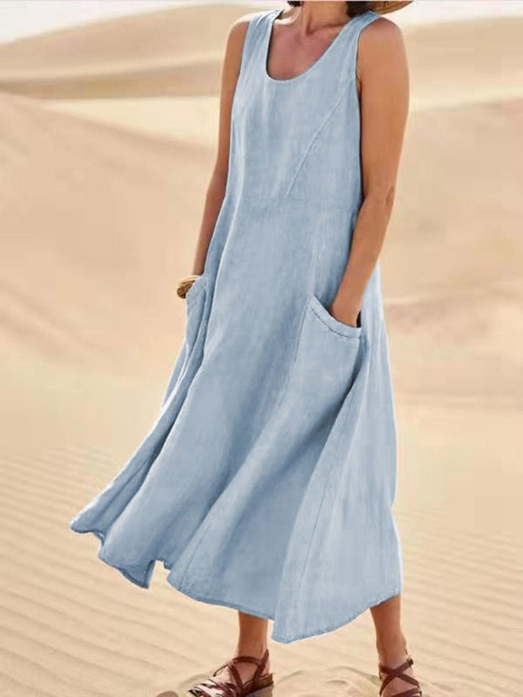Positano Lightweight Midi Dress