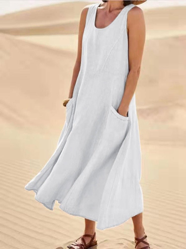 Positano Lightweight Midi Dress