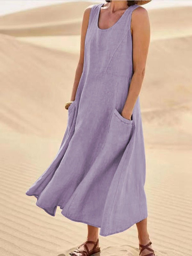 Positano Lightweight Midi Dress