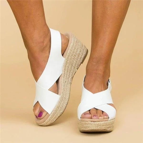 Elara Orthopedic Espadrille Wedges