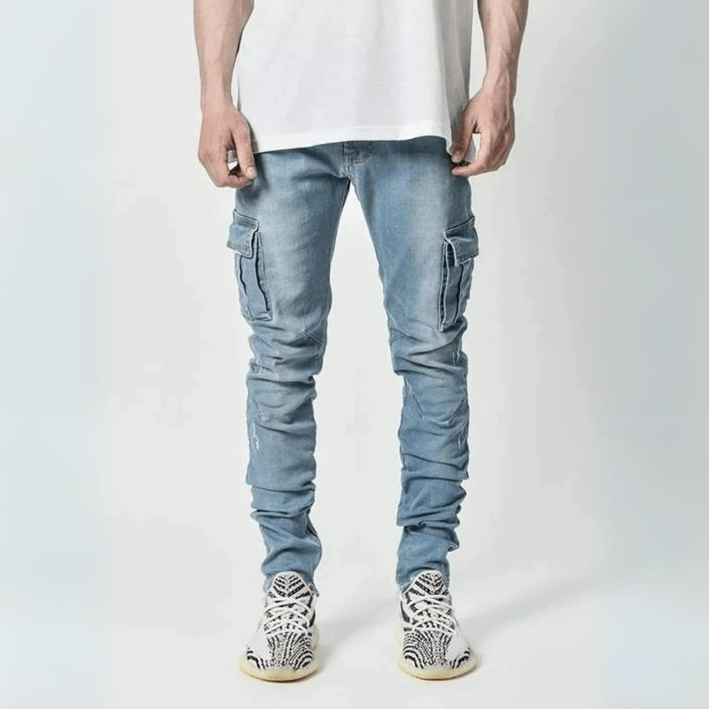 Leander Cargo Denim Jeans